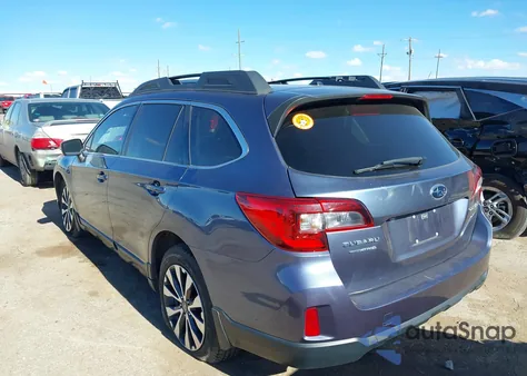 2015 Subaru Outback 2.5I Limited z USA, uszkodzony, nr VIN 4S4BSBLC1F3235014